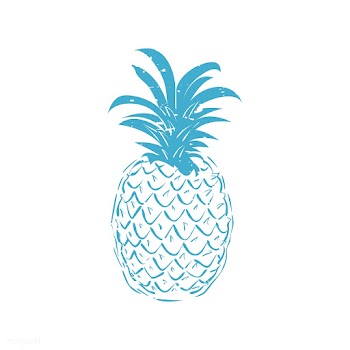 Tropical pineapple | Free stock vector - 381517
