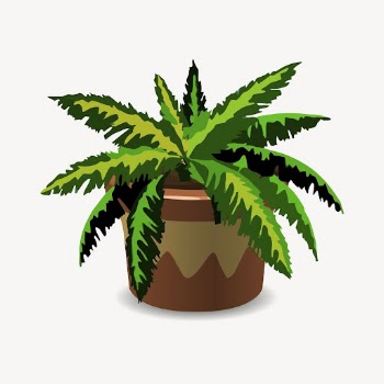 Tropical potted plant clipart, nature | Free PSD - rawpixel