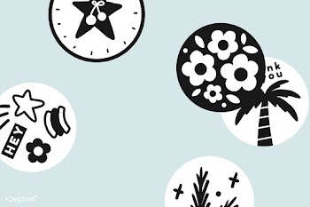 Tropical sticker background | Free stock vector - 845296