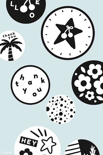 Tropical sticker background | Free stock vector - 845318