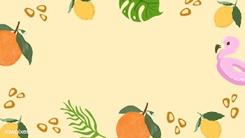 Tropical summer frame on a beige background vector | Free  vector - 2349014