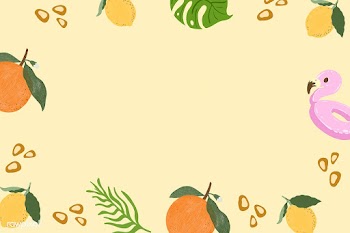 Tropical summer frame on a beige background vector | Free  vector - 2360943