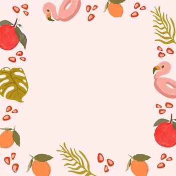 Tropical summer frame on a pink background design vector  | Free  vector - 2348880