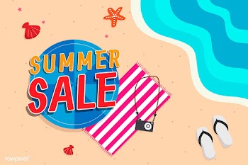 Tropical summer promotion | Free stock vector - 680602