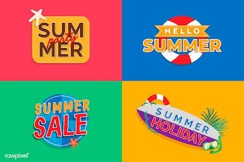 Tropical summer promotion | Free stock vector - 680623