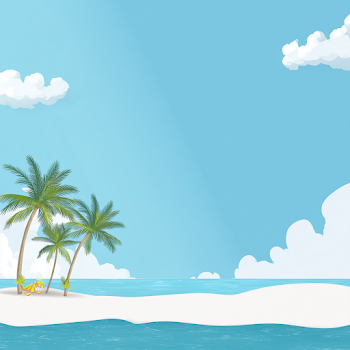 Tropical Summer Vacation Background