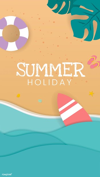 Tropical summer vacation | Free stock vector - 680705