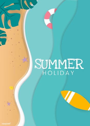 Tropical summer vacation | Free stock vector - 680714