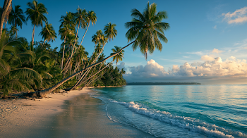 Tropical Sunrise at Pristine Beach