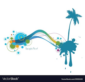 Tropical vector image