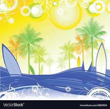 Tropical vector image