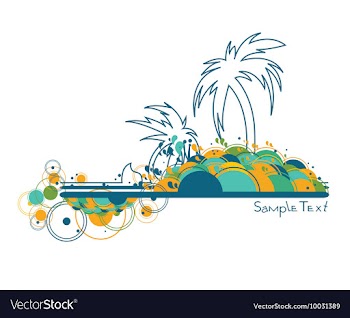 Tropical vector image