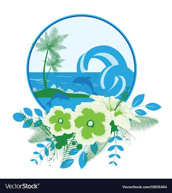 Tropical vector image