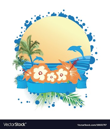 Tropical vector image