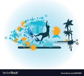 Tropical vector image