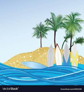 Tropical vector image