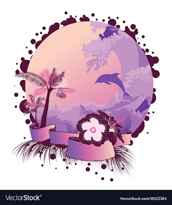 Tropical vector image