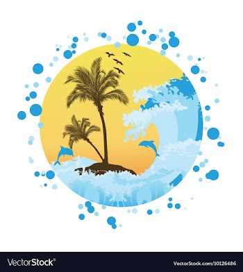Tropical vector image