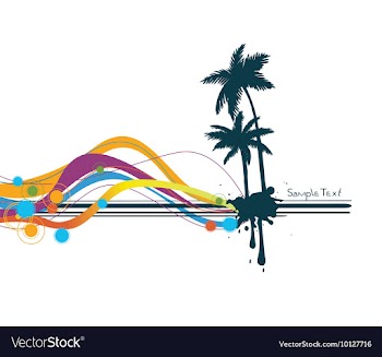 Tropical vector image