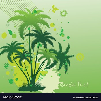 Tropical vector image