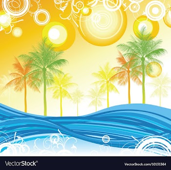 Tropical vector image