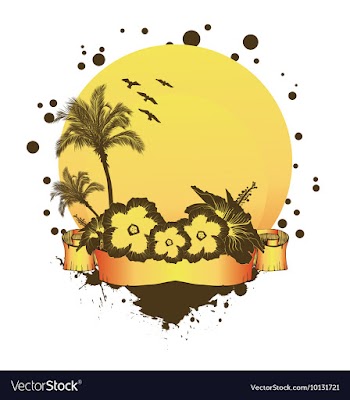 Tropical vector image