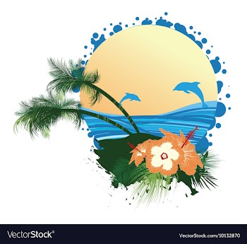 Tropical vector image