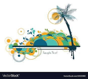 Tropical vector image