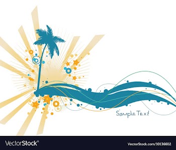 Tropical vector image