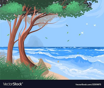 Tropical vector image