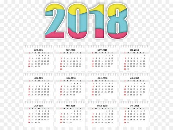 Tropicana Laughlin Gregorian calendar Year - A colorful calendar template 