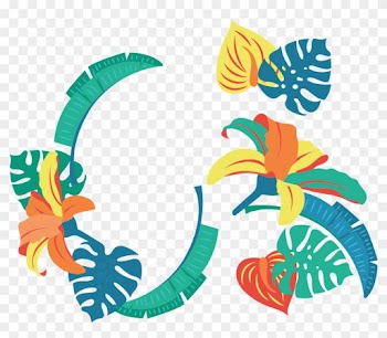 Tropics Leaf Graphic Design Clip Art - Tropical Design Png