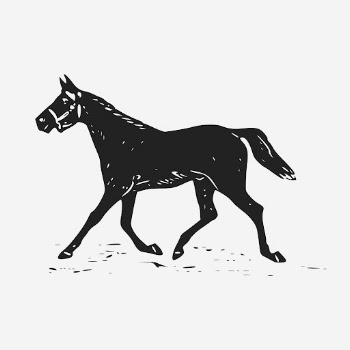 Trotting horse, animal illustration. Free | Free Photo Illustration - rawpixel
