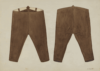 Trousers (ca.1936) by Syrena Swanson. | Free Photo - rawpixel