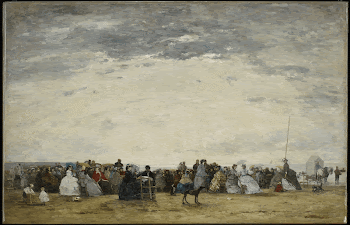 Trouville environs. Beach (as place | Free Photo - rawpixel