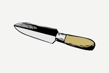 Trowel collage element, drawing illustration | Free PSD Illustration - rawpixel