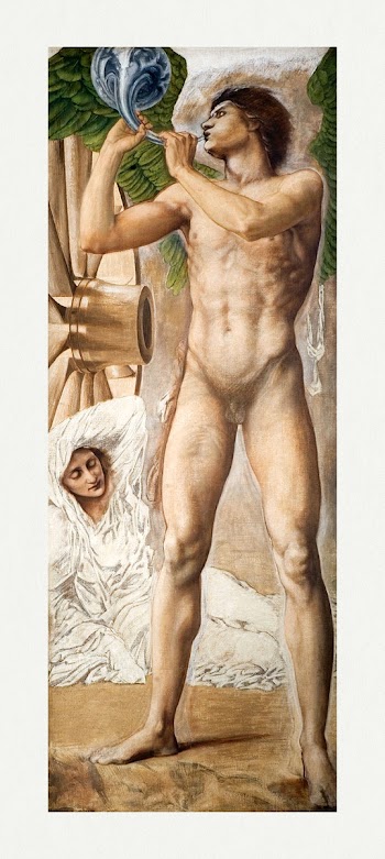 Troy Triptych - Study of Fame overthrowing… | Free public domain illustration