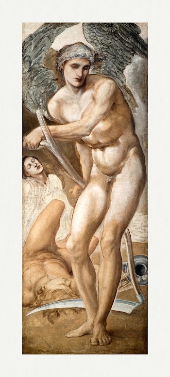 Troy Triptych - Study of Oblivion conquering… | Free public domain illustration