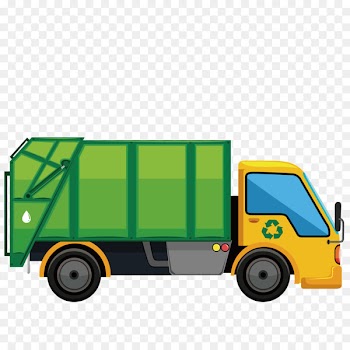 Truck Car Illustration - Vector garbage truck 
