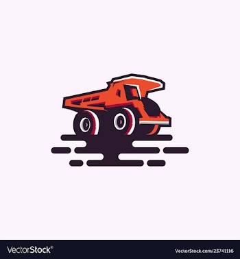 Truck logo download vector image