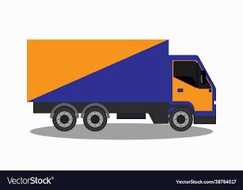 truck on a white background