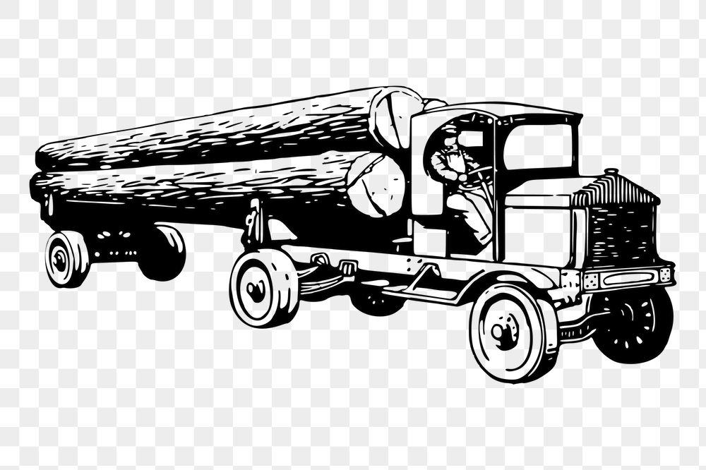 Truck png sticker, vintage vehicle | Free PNG - rawpixel
