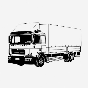 Truck & transportation illustration. Free | Free Photo - rawpixel