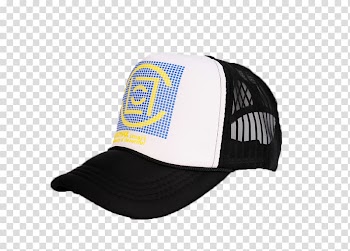 Trucker hat Sombrero Baseball cap, Black and white hat transparent background PNG clipart