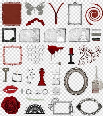 True Blood Vampire Word Art Clear Cut , assorted-color floral frames transparent background PNG clipart