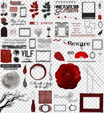 True Blood Vampire Word Art Clear Cut , assorted-design frames and borders transparent background PNG clipart