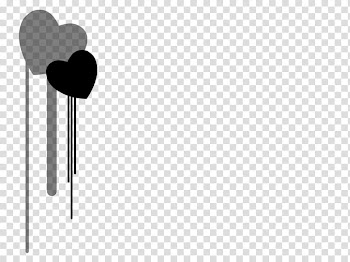 True Love Heart Brushes, gray and red heart transparent background PNG clipart