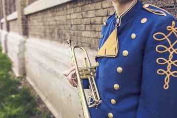 Trumpet Band Player Free Photo 