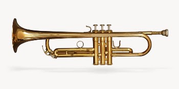 Trumpet, musical instrument isolated image | Free Photo - rawpixel