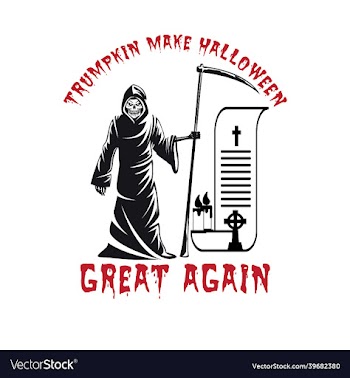 trumpkin make halloween t-shirt design